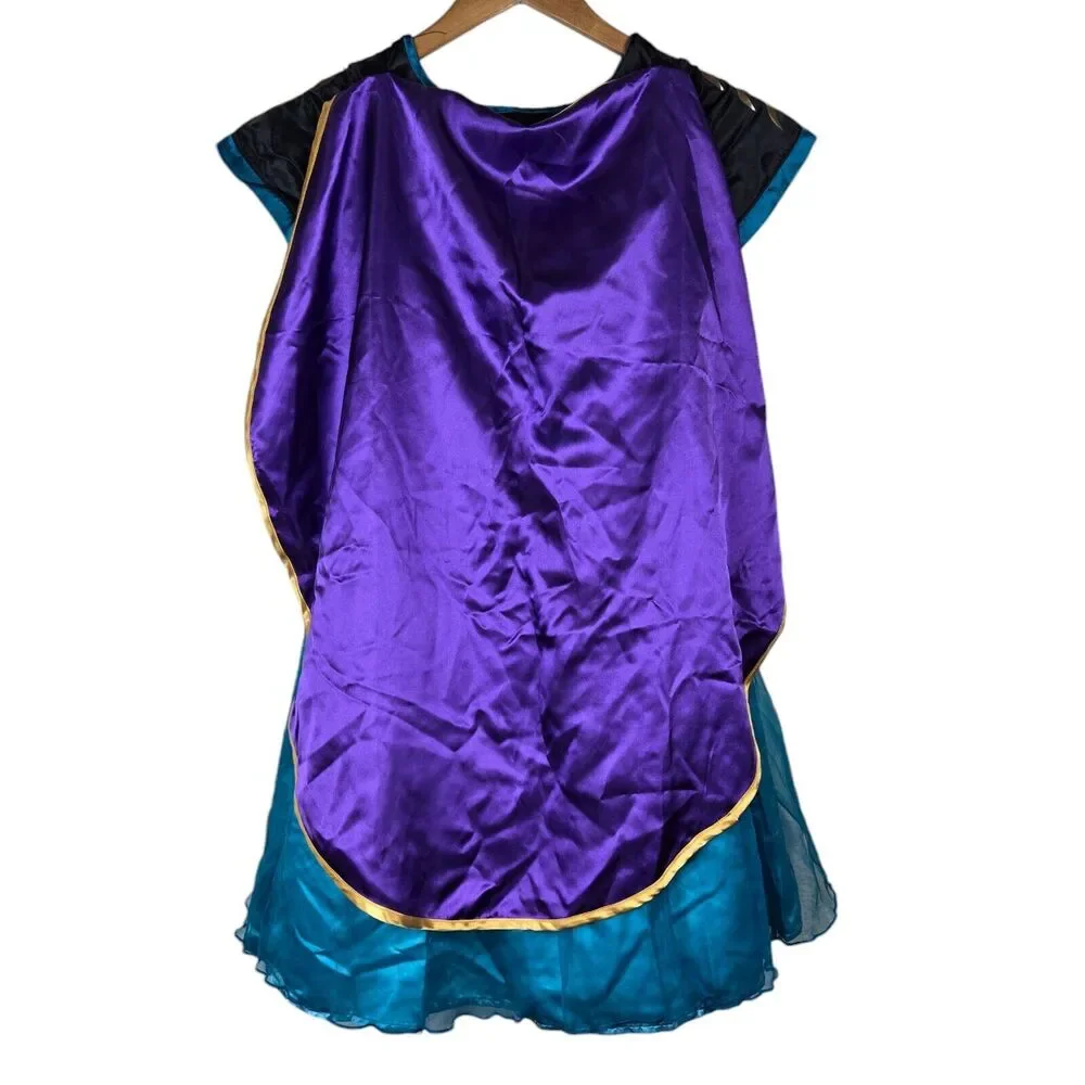 Disney Frozen 2 II Queen Anna Dress and Cape Childs Halloween Costume Size 5 / 6